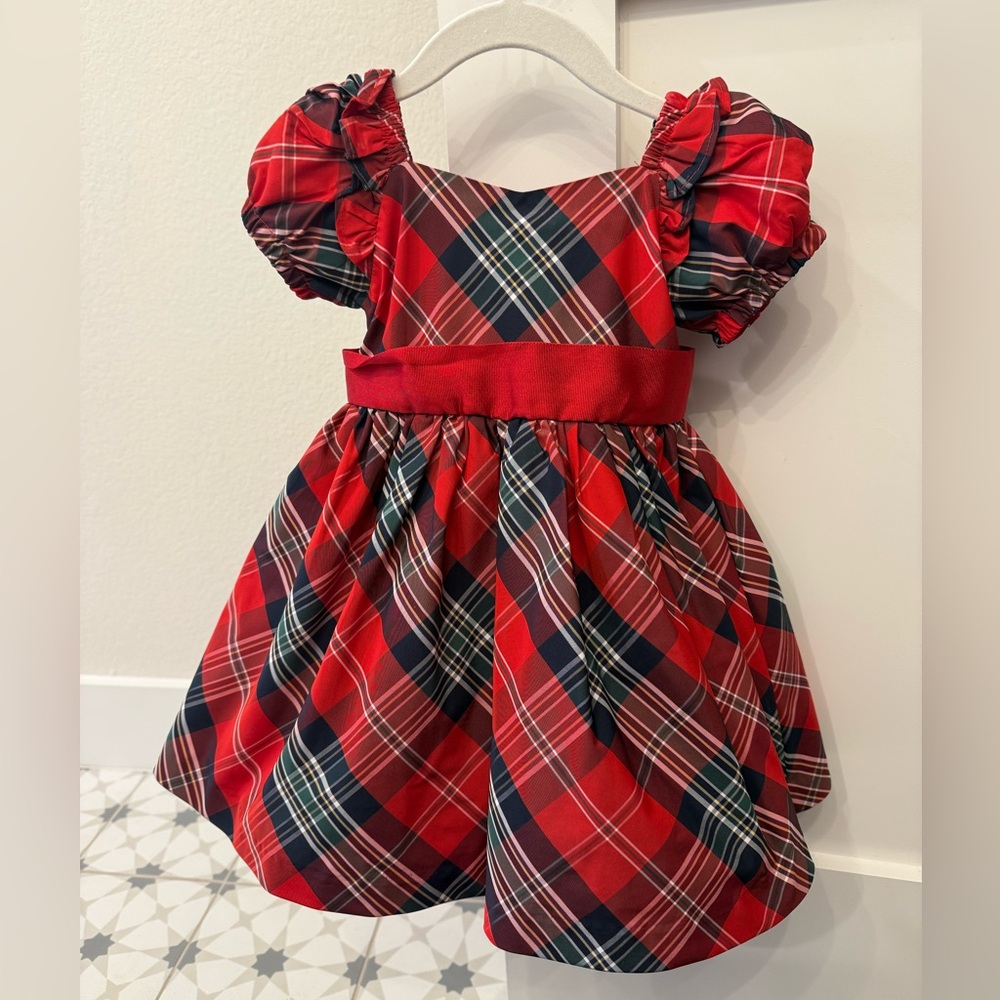 Janie and Jack Red Plaid Dress